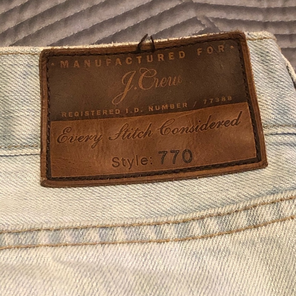 J Crew 770 jeans